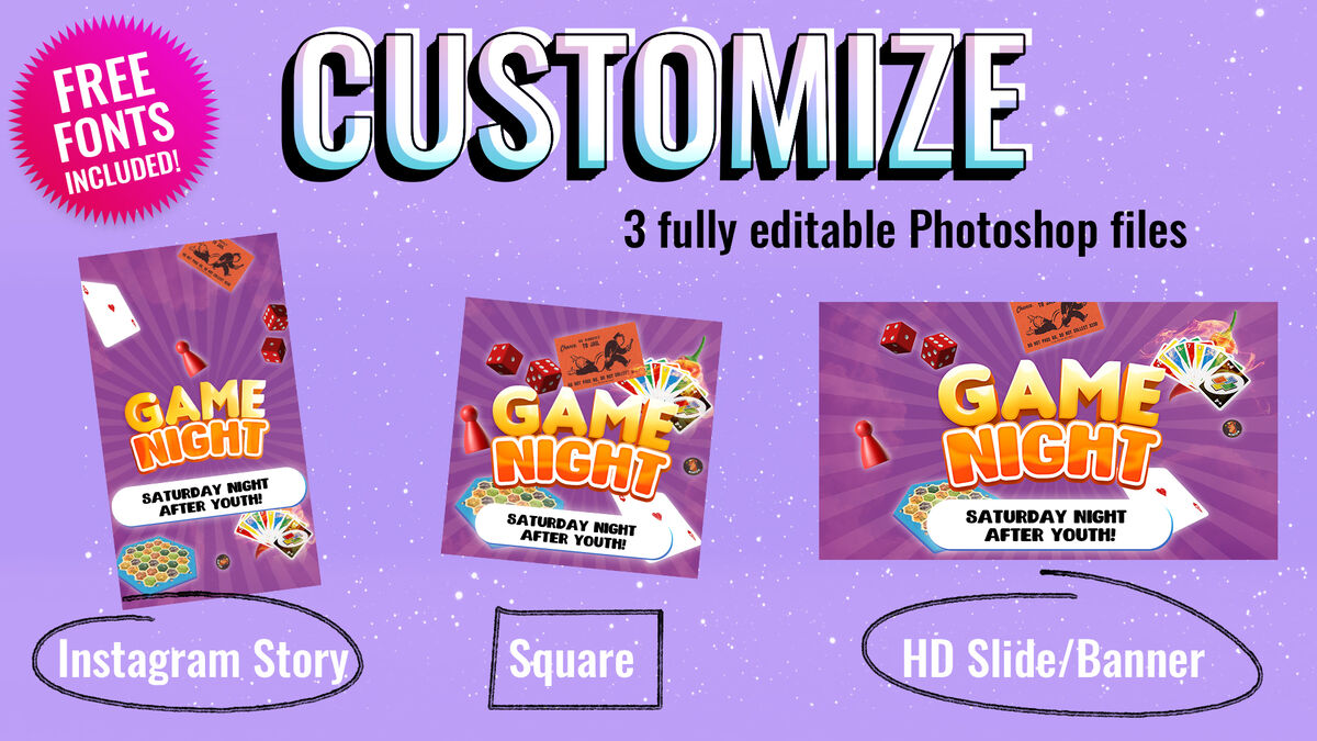 Event Graphics: Game Night image number 1